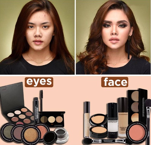 Chỉ với một vài dụng cụ makeup, diện mạo của bạn đã trở nên quyến rũ không ngờ