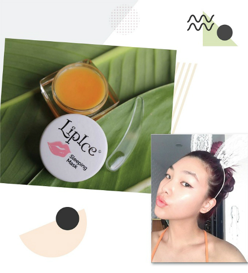 Kaylee Hwang gọi LipIce Sleeping Mask là bí quyết mới khám phá được của cô nói riêng và cho những cô gái hay dùng son màu nói chung. Kaylee cho biết, ngoài dưỡng ẩm sâu với SHA (Super Hyaluronic Acid), Moringa Oil và vitamin E, công thức độc đáo của LipIce Sleeping Mask còn làm mềm da chết trên môi. Tối ngủ, bạn có thể thoa một lớp sản phẩm, sáng hôm sau chỉ cần dùng khăn lau nhẹ là da chết sẽ được lấy đi hết, trả lại đôi môi căng mịn. Sau đó có thể dùng son màu, môi sẽ mịn mướt nhanh chóng.