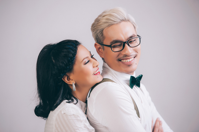 Kiều Minh Tuấn và Cát Phượng đã yêu nhau hơn 8 năm mới làm thủ tục đăng ký kết hôn. 