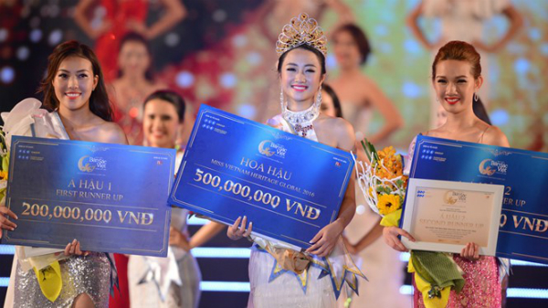 Dàn Hoa hậu, Á hậu Miss Vietnam Heritage Global 2016 với giải thưởng hấp dẫn.