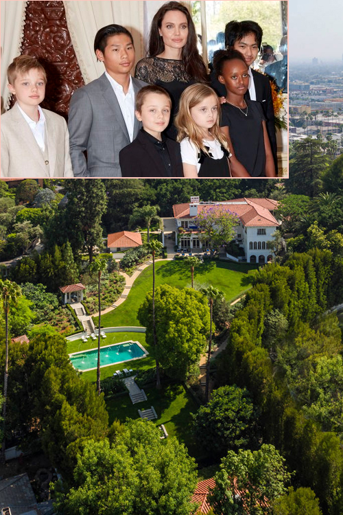 Jolie mua biệt thự mới 25 triệu USD ở Los Angeles để đưa các con ra ở riêng sau khi ly hôn.