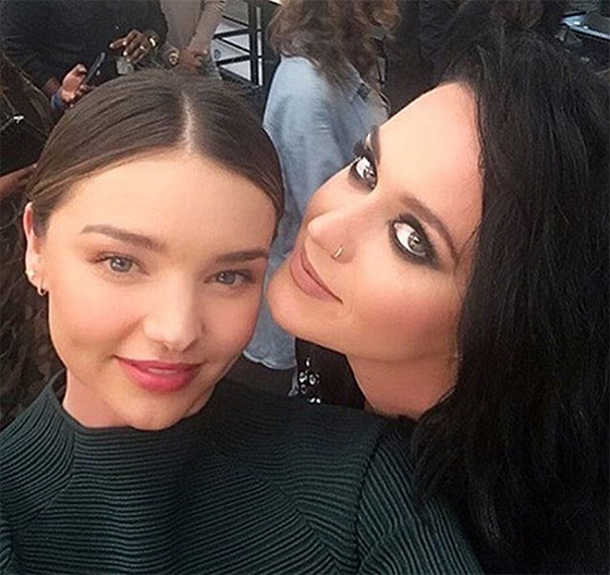 Miranda và Katy rất thân thiết.