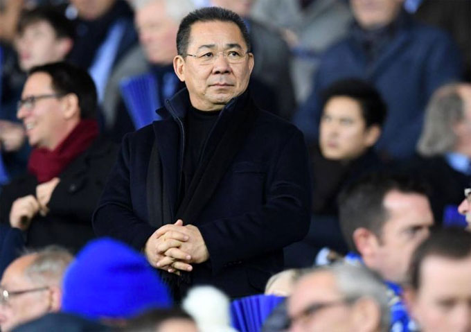 Vichai Srivaddhanaprabha thường xuyên có mặt trên khán đài ở những trận đấu của Leicester City.