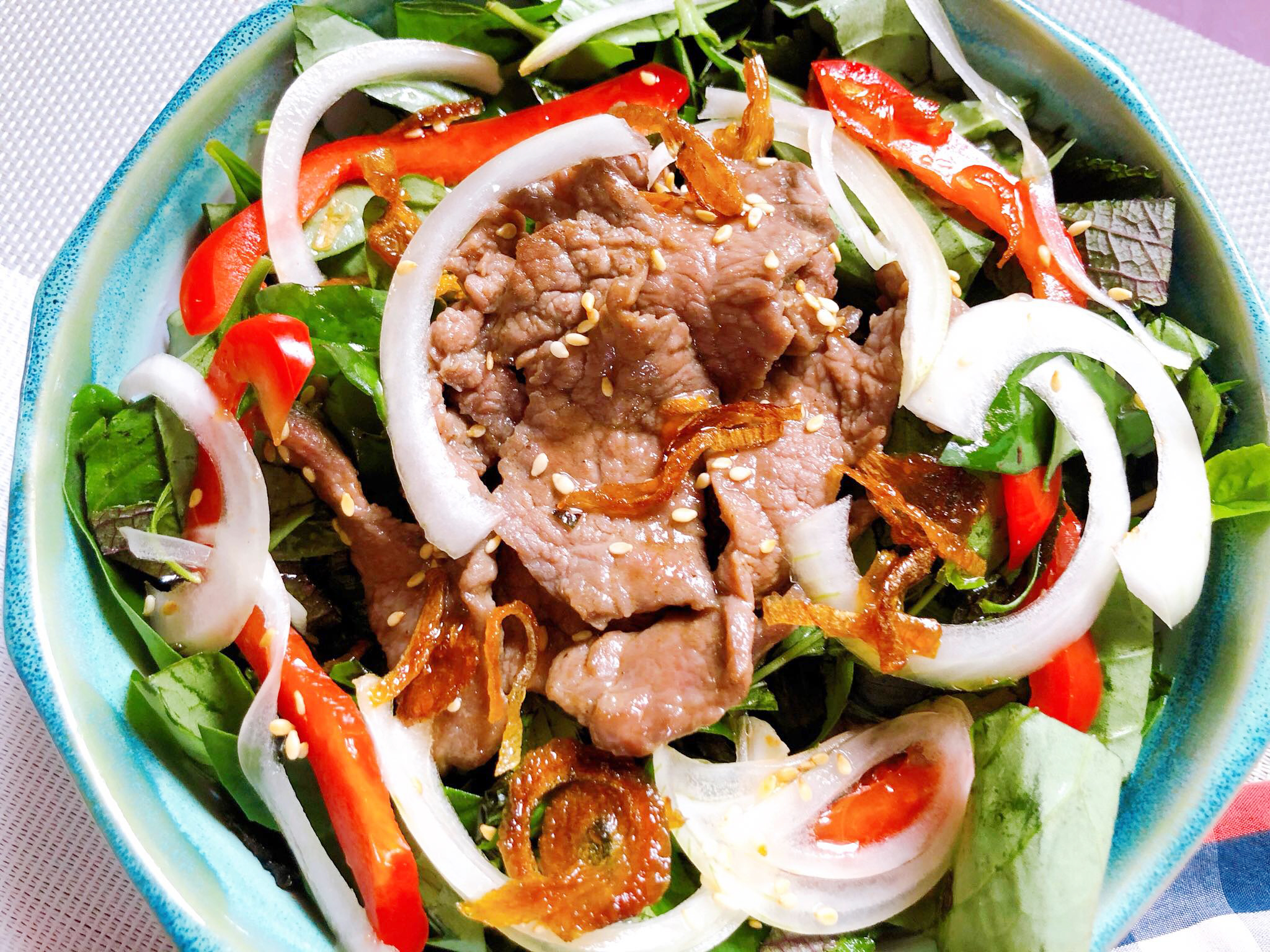 Gỏi bò rau diếp cá - 2