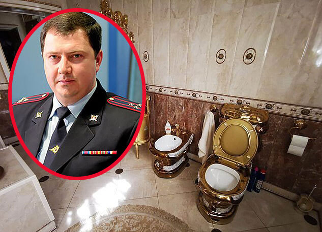 Cảnh sát trưởng Nga xây toilet dát vàng từ tiền tham nhũng - Vimarsana News