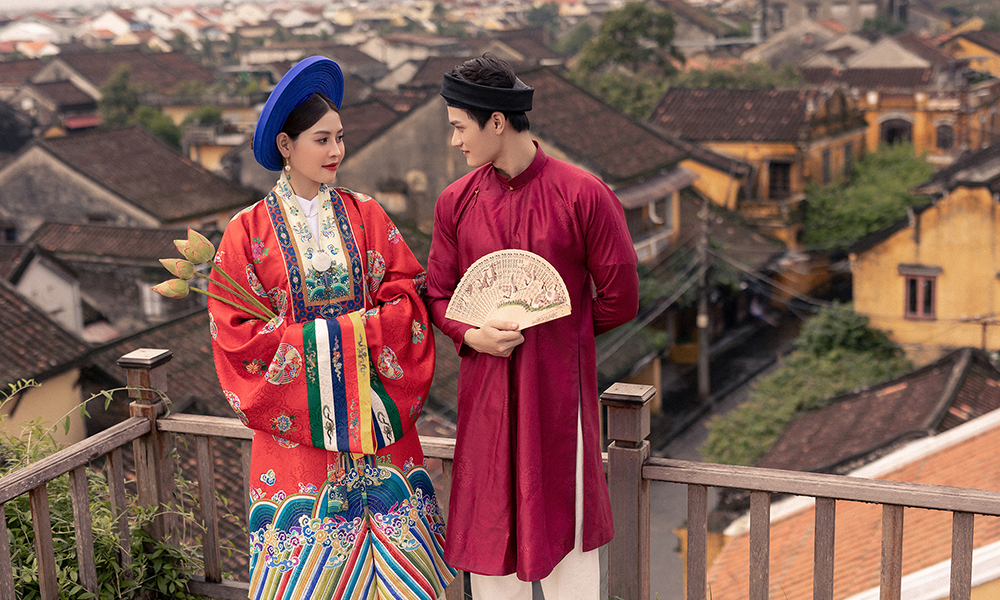 Chụp ảnh cưới với áo dài Nhật Bình tại Hội An - Ngôi sao
